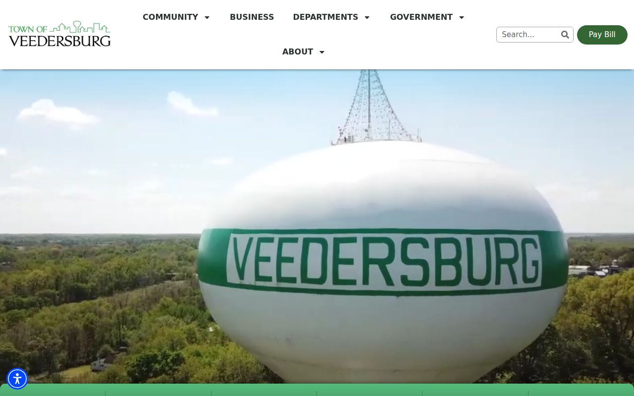 Veedersburg court record routing from the official town site